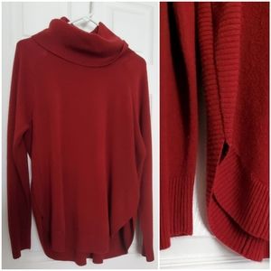 Croft & Barrow Red Turtleneck Sweater